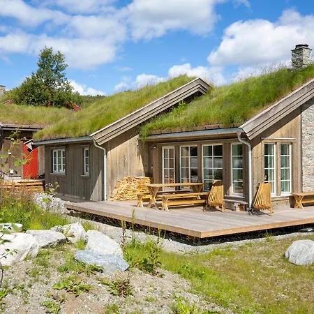 New 4bedroom With Sauna, Terrace & Fireplace בית נופש Beitostolen