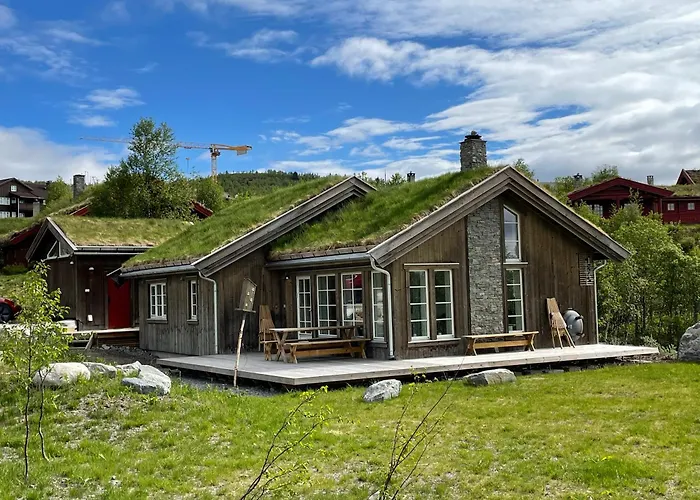 New 4bedroom With Sauna, Terrace & Fireplace Dom wakacyjny Beitostolen